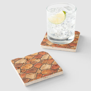 Parched Ground Stone Coaster