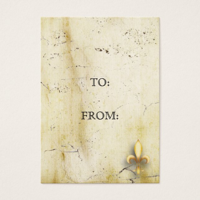 Parchment Fleur-de-Lys (Front)