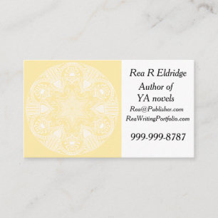 Parchment Mandala Business Card