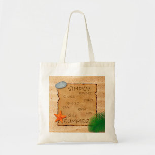 Parchment on Sand Background - Budget Tote Bag