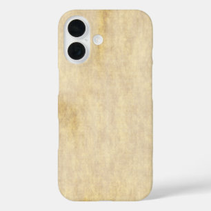 Parchment Paper Background iPhone 16 Case