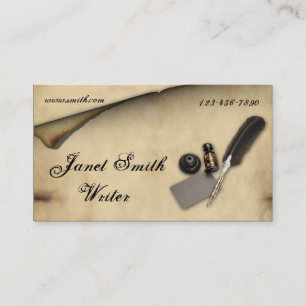 Parchment Quill Business Card