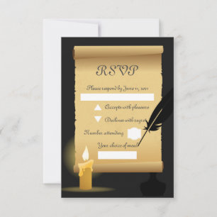 Parchment RSVP Card
