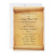 Parchment Scroll Wedding Invitation