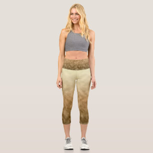 Parchment Sky Capri Leggings