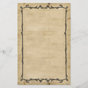 Parchment Vine Stationery
