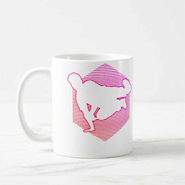 Parcouring Free Running Free Runner Parkour Coffee Mug (Left)