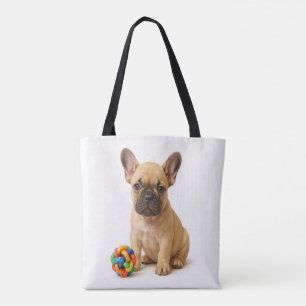Pardon My Cuteness – French Bulldog Pup Tote Bag