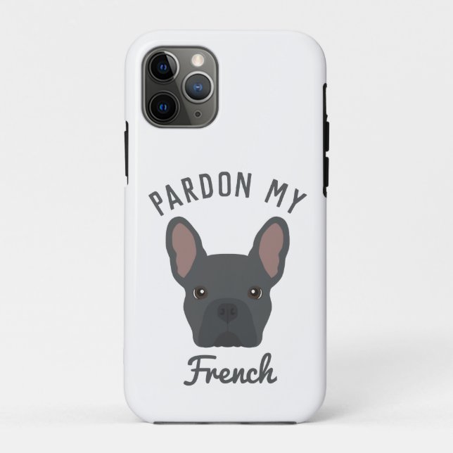 Pardon my French Case-Mate iPhone Case (Back)