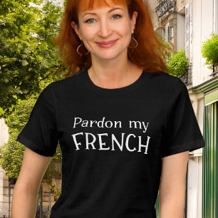 Pardon My French Funny Vacation in France Tri-Blend Shirt