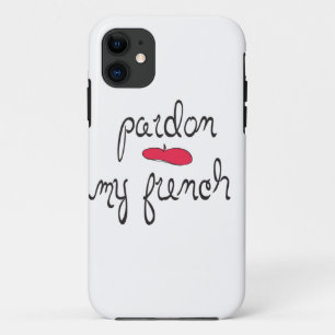 Pardon My French with Beret Case-Mate iPhone Case