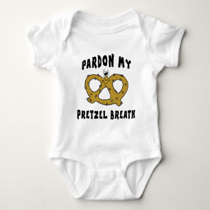 Pardon My Pretzel Breath Baby Bodysuit
