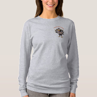 Pardon My Turkey Long Sleeve Women's T-Shirt