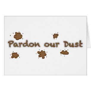 Pardon Our Dust