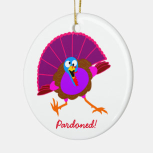 Pardoned Turkey X-mas Ornament
