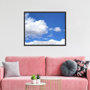Pareidolia (cloud formations) canvas print