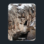 Pareidolia Magnet<br><div class="desc">Pareidolia
Is the mind's ability to see an image within natural
and random objects.
H.B. Miller  2000  Talking Canyons,  New Mexico</div>