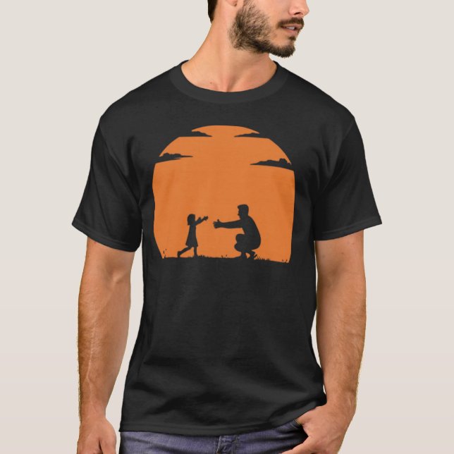 Parent and Child Silhouette T-Shirt (Front)