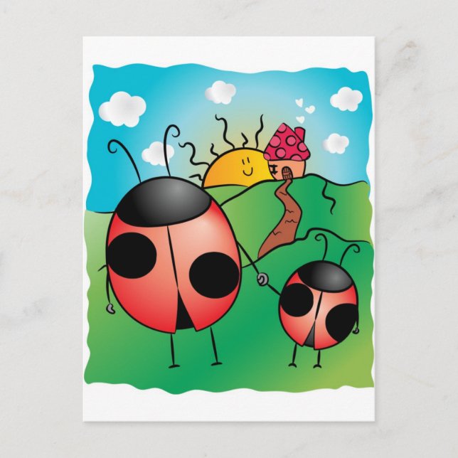 Parent and kid! postcard (Front)