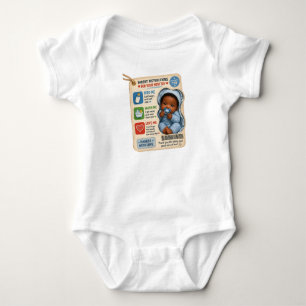 “Parent Instructions” Baby Bodysuit