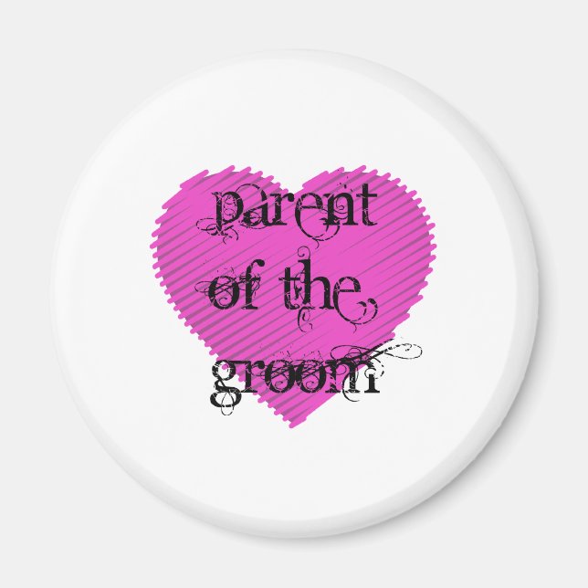 Parent of the Groom Magnet (Front)