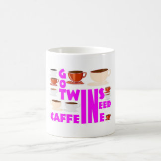 parent of twins need caffeine coffee mug