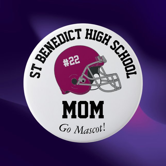 Parent Pride Sr Night Football Helmet Button (Creator Uploaded)