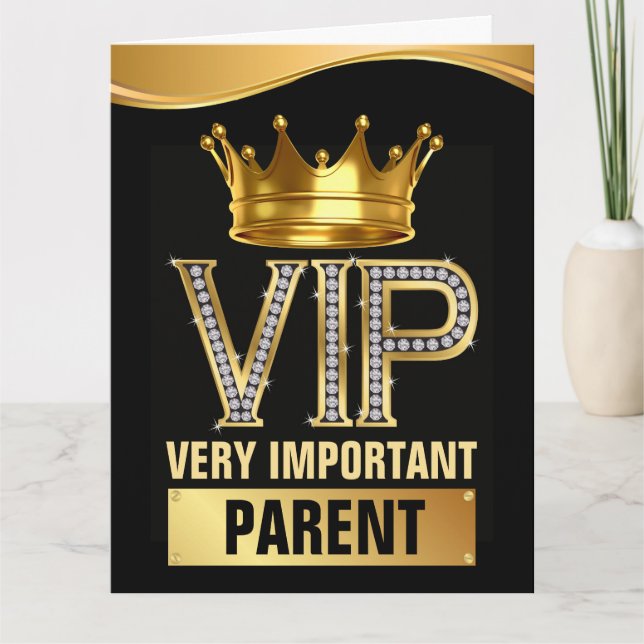 PARENT VIP CARD (Front)