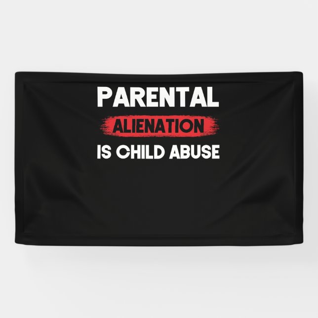Parental Alienation is Child Abuse Awareness Banner (Horizontal)