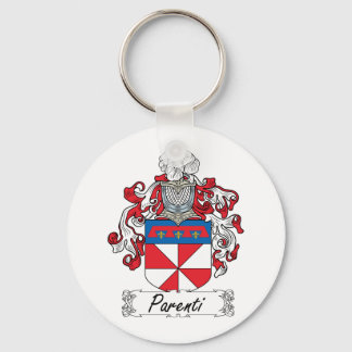 Parenti Family Crest Key Ring