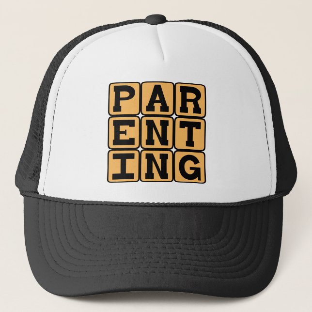 Parenting, Mum or Dad Trucker Hat (Front)