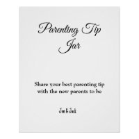 parenting tip jar baby shower game