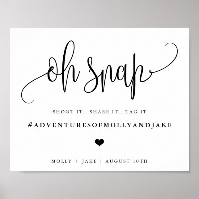 Parenting Tip Jar Sign, Minimalist Calligraphy Poster (Front)