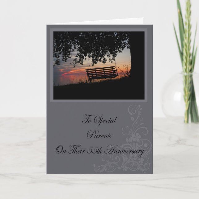 Parents 55th Anniversary Card (Front)