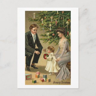 Parents and Child Christmas Card