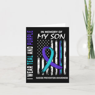 Parents In Memory Of Son Suicide Awareness Prevent Card