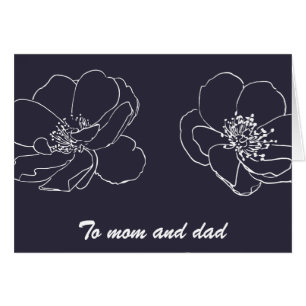 Parents Mum and Dad Wedding Thank You