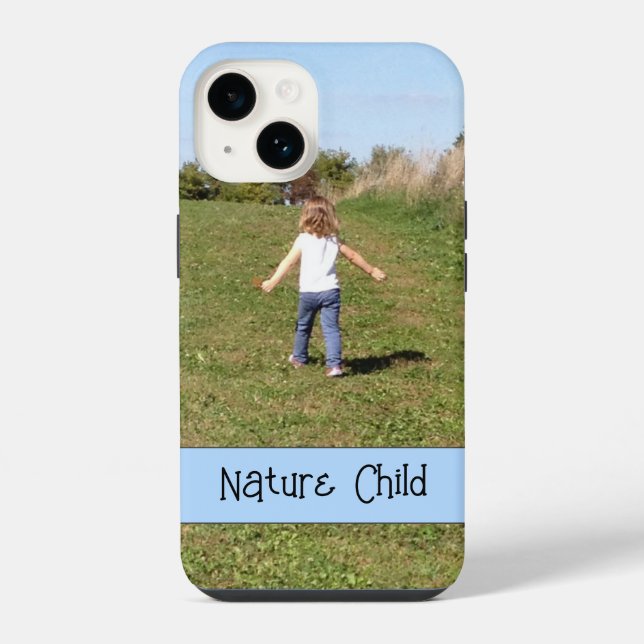 Parent's Nature Child Photo Template iPhone Case (Back)