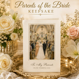 Parents of the Bride Wedding Congratulations Card