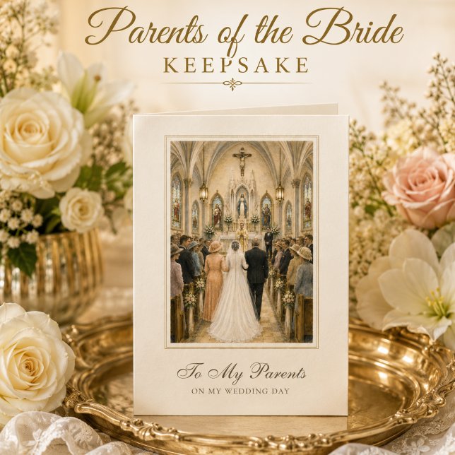 Parents of the Bride Wedding Congratulations  Card (Creator Uploaded)