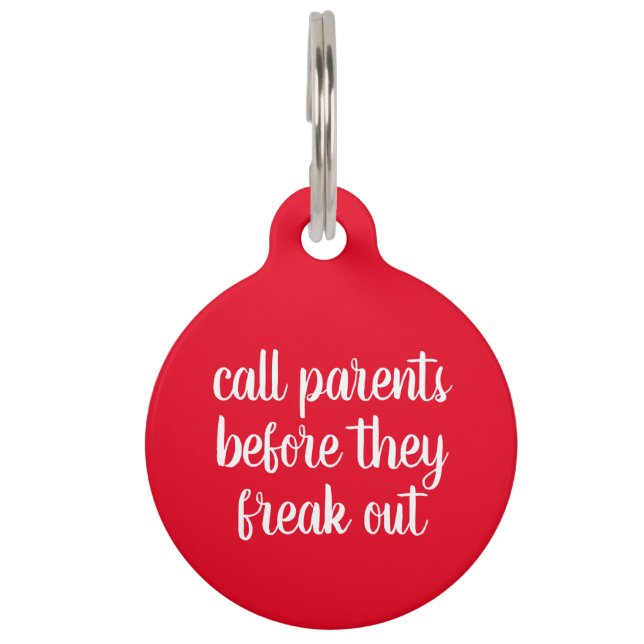 Parents Pet Tag (Front)