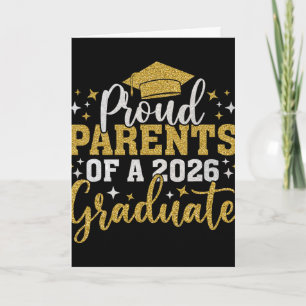 Parents Senior 2026 Proud Parents Of A 2026 Gradua Card