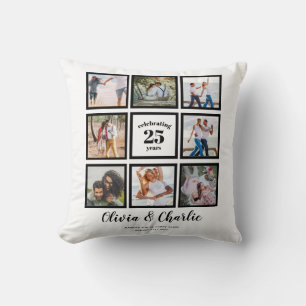 Parents Wedding Anniversary PHOTO Custom Branded   Cushion