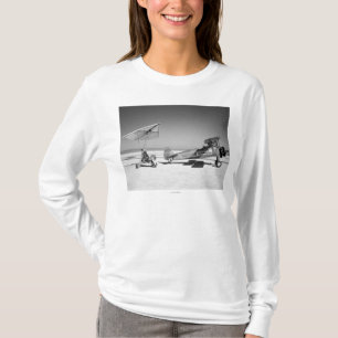 Paresev 1-A on Lakebed with Tow Plane T-Shirt