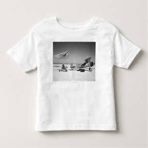 Paresev 1-A on Lakebed with Tow Plane Toddler T-Shirt