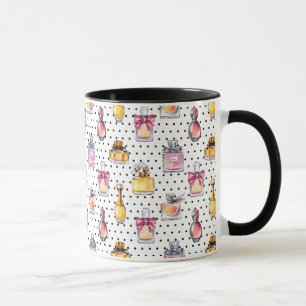 Parfum Bottle Pattern Mug
