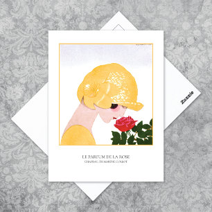 Parfum de la Rose A. Marty Art Deco Postcard