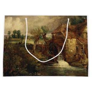 Parham Mill by John Constable Large Gift Bag