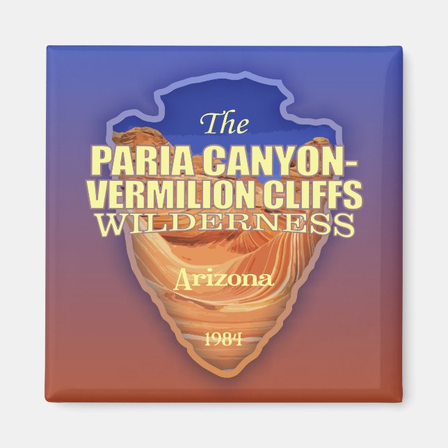 Paria Canyon - Vermilion Cliffs (arrowhead) Magnet (Front)
