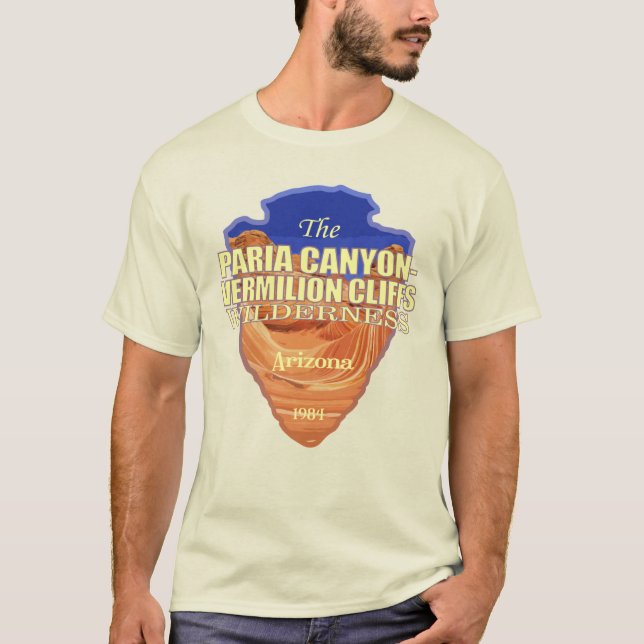 Paria Canyon - Vermilion Cliffs (arrowhead) T-Shirt (Front)